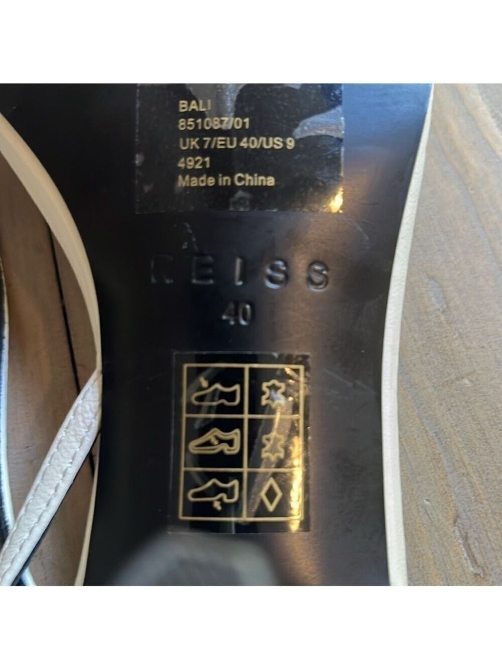 Reiss Bali Heeled Strappy Stiletto Sandals in Off White Size 40, US 9.5 - Picture 10 of 12